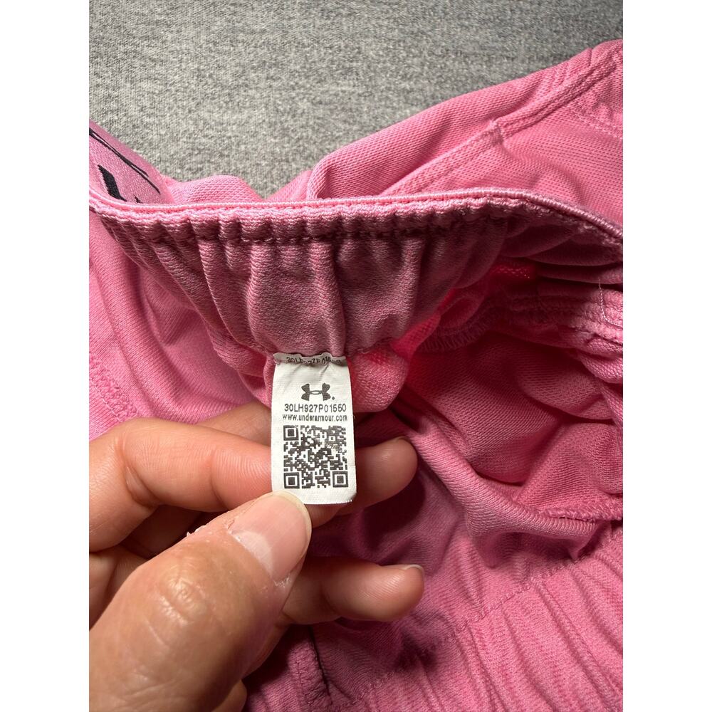 Under Armour Women’s Athletic Shorts-Large/Pink/Loose/Running/Gym/Pockets - Picture 9 of 12